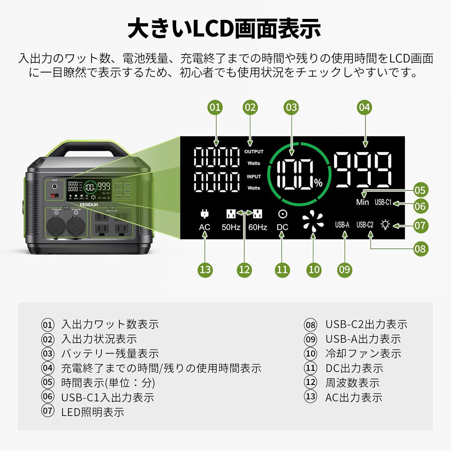 EENOUR_ポータブル電源 P703_商品説明画像_07